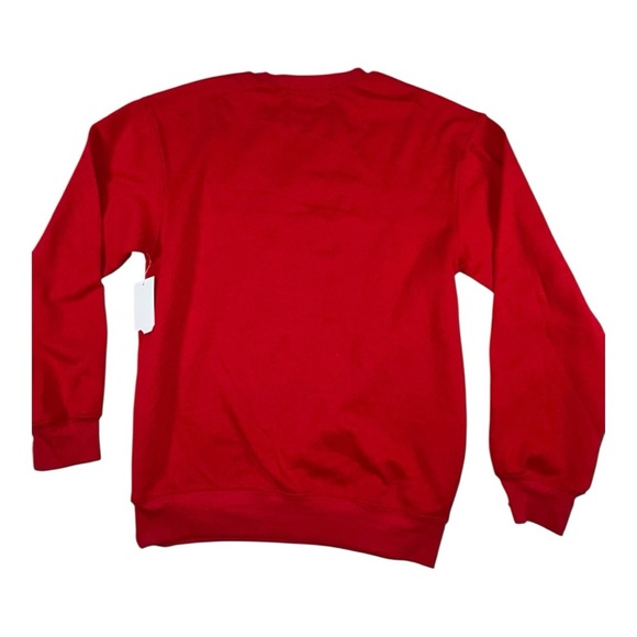 Women’s Christmas Naughty List Graphic Pullover Sweatshirt Long Sleeves, Sz XXS - Picture 7 of 10